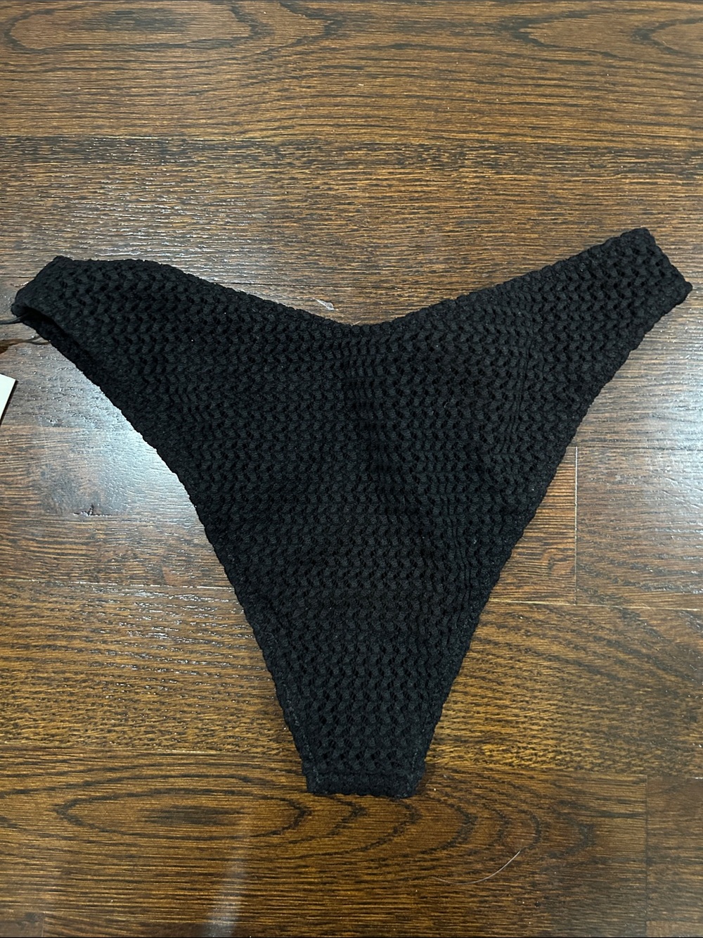 NWT MONTCE Black Crochet Lulu (Zig-Zag Stitch) Bikini Bottom SIZE XL Z129 - Picture 7 of 8
